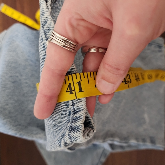 Pacsun Static Blue High Waisted Button Fly Dad Jeans - Picture 10 of 11